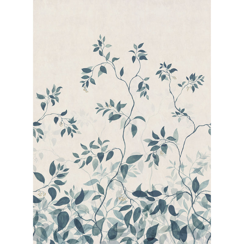S10519 Blue Josefine Trädgården Mural by Sandberg