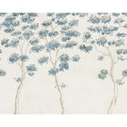 S10526 Blue Wilhelm Trädgården Mural by Sandberg