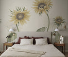 S10527 Yellow Sunflowers Sandberg Edition Mural by Sandberg