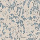 S10532 Light Blue Ottilia Herbarium Mural by Sandberg