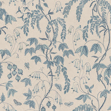 S10532 Light Blue Ottilia Herbarium Mural by Sandberg