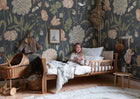 S10534 Dark Blue Aurelie Mural Sandberg Edition Mural by Sandberg