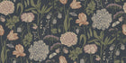 S10534 Dark Blue Aurelie Mural Sandberg Edition Mural by Sandberg