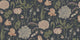 Dark Blue Aurelie Mural Sandberg Edition Mural by Sandberg