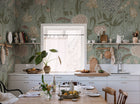S10535 Turquoise Aurelie Mural Sandberg Edition Mural by Sandberg