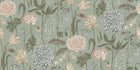 S10535 Turquoise Aurelie Mural Sandberg Edition Mural by Sandberg