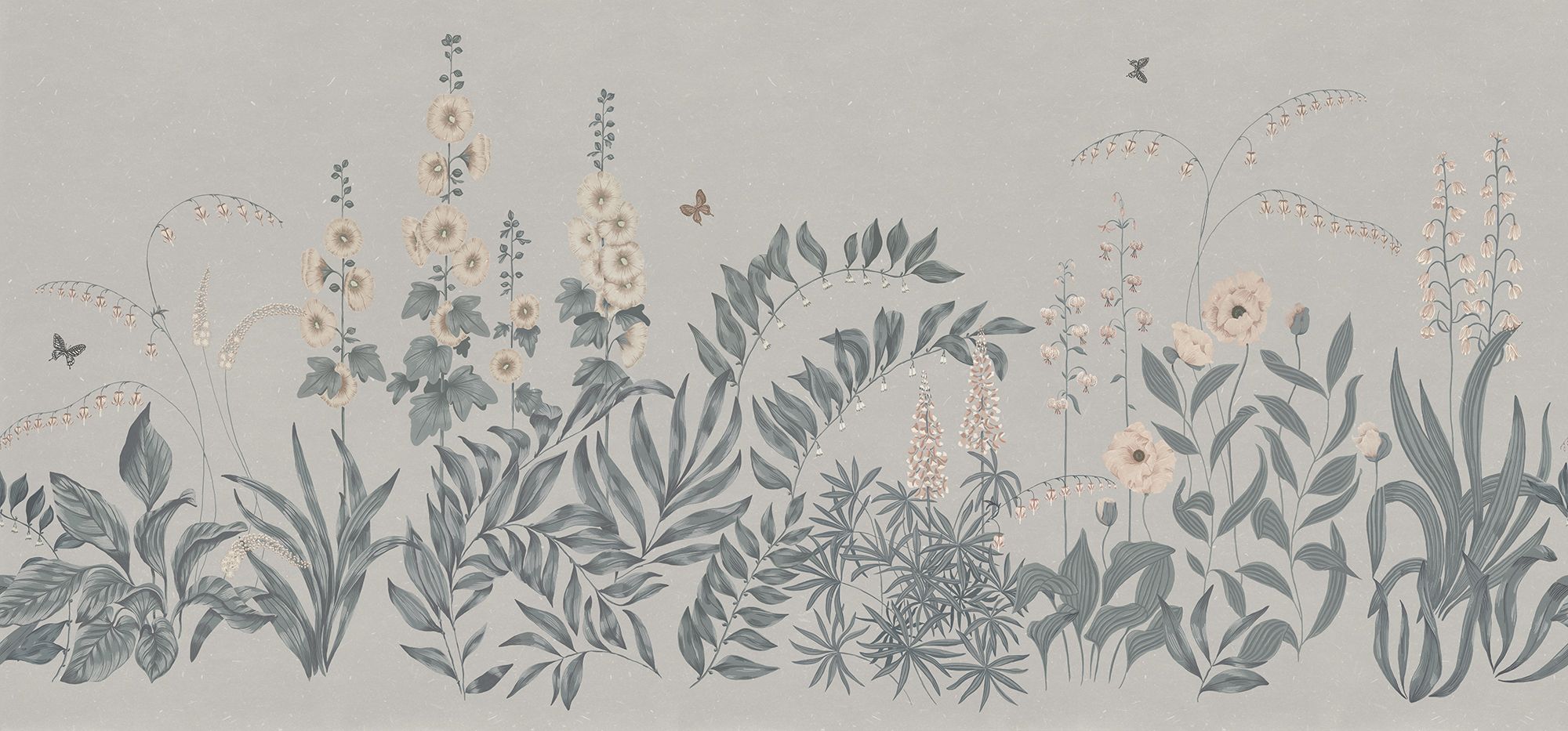 S10538 Indigo Blue Aino Sandberg Edition Mural by Sandberg