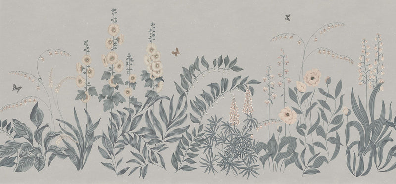 S10538 Indigo Blue Aino Sandberg Edition Mural by Sandberg