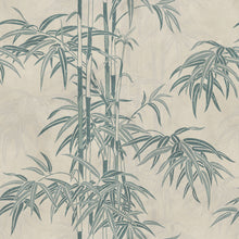 S10542 Blue Leon Mural Palm Garden Mural by Sandberg