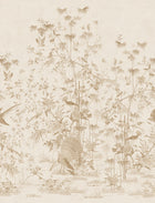 S10544 Beige Chinoiserie Garden Chinoiserie Garden Mural by Sandberg