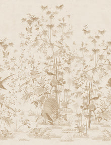 S10544 Beige Chinoiserie Garden Chinoiserie Garden Mural by Sandberg