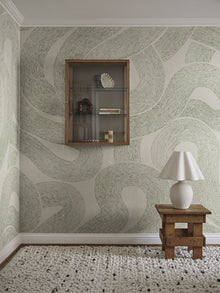 S10548 Green Zen Mural Sandberg Edition Mural by Sandberg