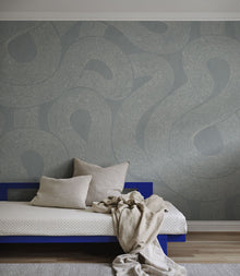 S10549 Misty Blue Zen Mural Sandberg Edition Mural by Sandberg