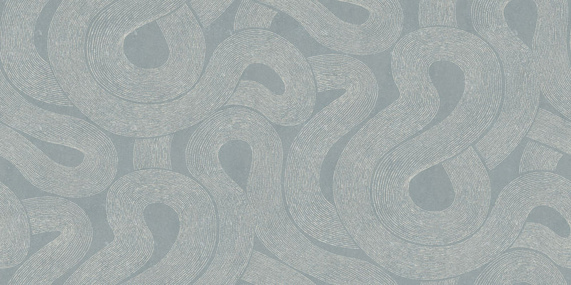 S10549 Misty Blue Zen Mural Sandberg Edition Mural by Sandberg