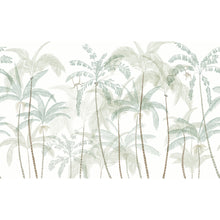 S10552 Light Green Louie Palm Garden Mural by Sandberg