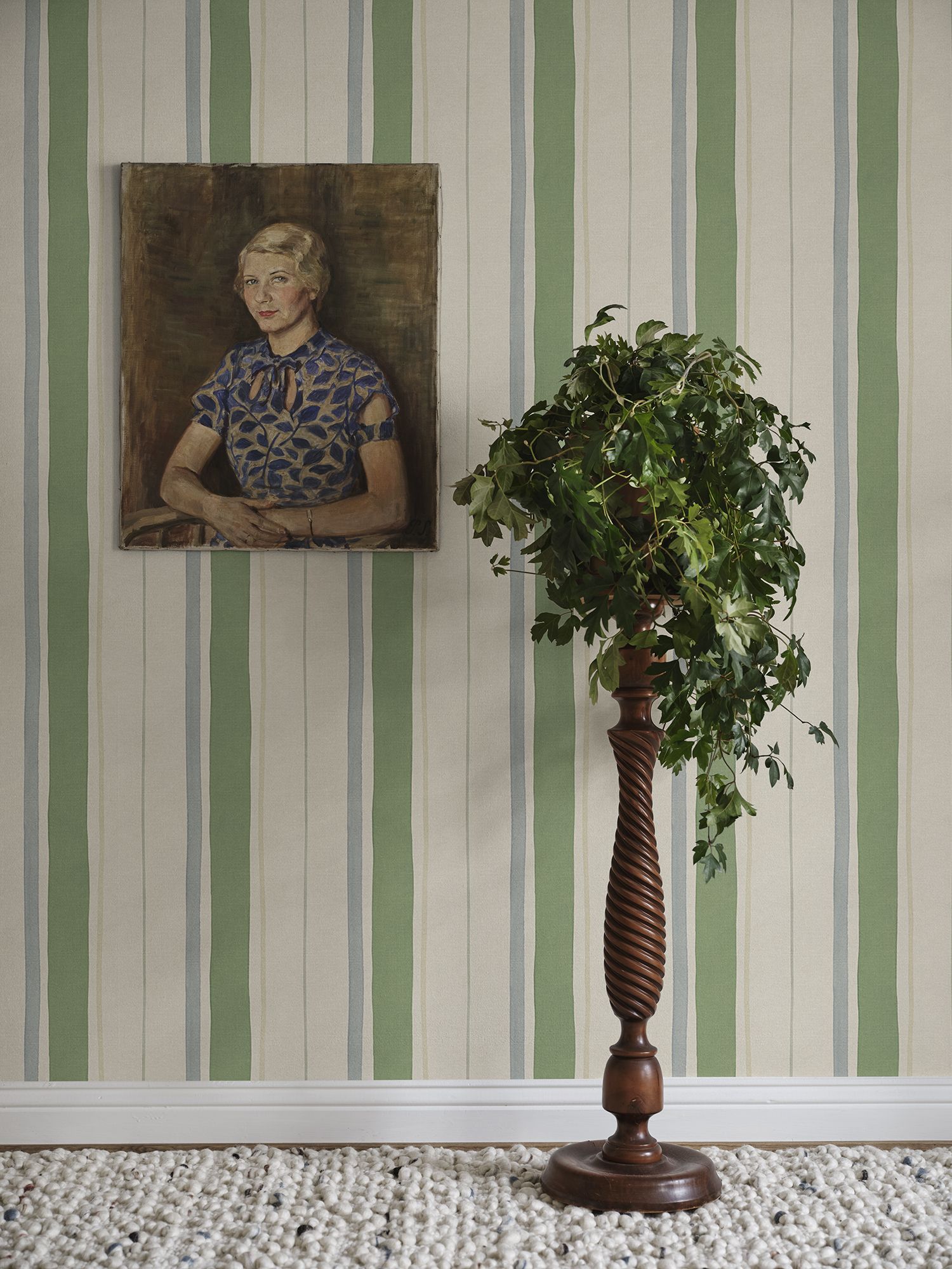 S10554 Green Billie Sandberg Edition Mural by Sandberg