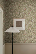 S10557 Burgundy Linnea Trädgården Wallpaper by Sandberg