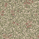 Burgundy Linnea Trädgården Wallpaper by Sandberg