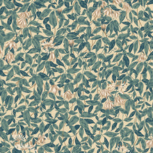 S10558 Blue Linnea Trädgården Wallpaper by Sandberg