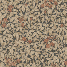 S10559 Charcoal Linnea Trädgården Wallpaper by Sandberg