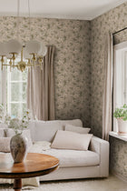 S10563 Clay Emilie Trädgården Wallpaper by Sandberg