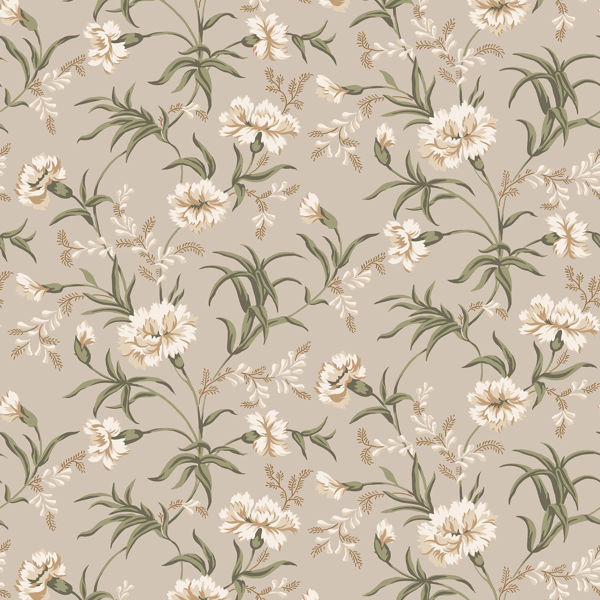 S10563 Clay Emilie Trädgården Wallpaper by Sandberg