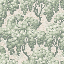 S10564 Green Ragnvi Trädgården Wallpaper by Sandberg