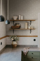 S10567 Sandstone Anton Trädgården Wallpaper by Sandberg