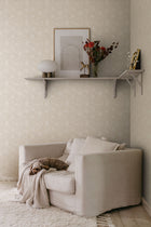 S10567 Sandstone Anton Trädgården Wallpaper by Sandberg