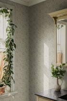 S10569 Sage Green Anton Trädgården Wallpaper by Sandberg