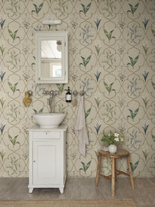 S10575 Clay Louise Herbarium Mural by Sandberg