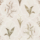 S10576 Pastel Louise Herbarium Mural by Sandberg