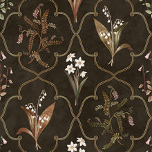 S10577 Dark Louise Herbarium Mural by Sandberg