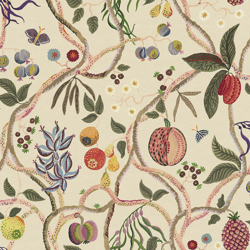 S10579 Multi Tree of Life Mural Herbarium Mural by Sandberg
