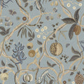 Light Blue Tree of Life Mural Herbarium Mural by Sandberg