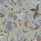S10580 Light Blue Tree of Life Mural Herbarium Mural by Sandberg