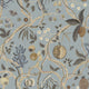 Light Blue Tree of Life Mural Herbarium Mural by Sandberg