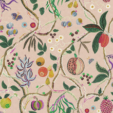 S10581 Pink Tree of Life Mural Herbarium Mural by Sandberg