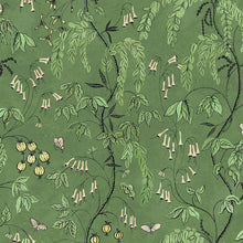 S10585 Green Ottilia Herbarium Mural by Sandberg