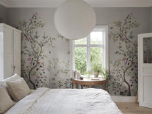 S10587 Green Eleonora Herbarium Mural by Sandberg