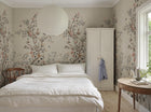 S10588 Misty Blue Eleonora Herbarium Mural by Sandberg