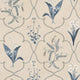 Blue Louise Herbarium Mural by Sandberg