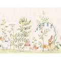 Green Vilhelmina Familjen Mural by Sandberg