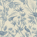 Blue Celeste Mural Herbarium Mural by Sandberg