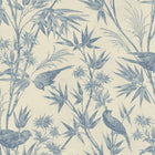 S10595 Blue Celeste Mural Herbarium Mural by Sandberg