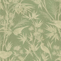 Green Celeste Mural Herbarium Mural by Sandberg