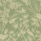 S10597 Green Celeste Mural Herbarium Mural by Sandberg