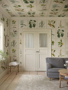 S10598 Green Flora Herbarium Mural by Sandberg