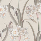S10602 Pastel Lilian Herbarium Mural by Sandberg