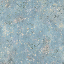 S10603 Light Blue Juni Herbarium Mural by Sandberg